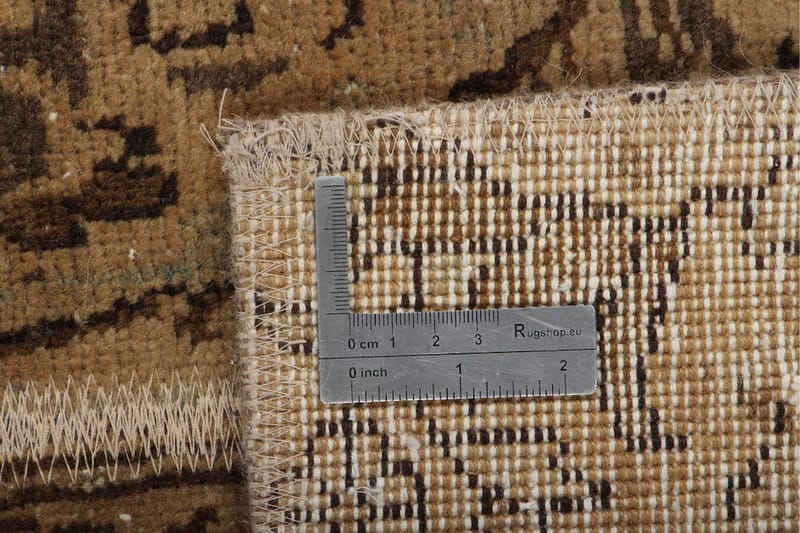 Handknuten Patchworkmatta Ull/Garn Flerfärgad 193x270cm - Flerfärgad - Patchwork matta