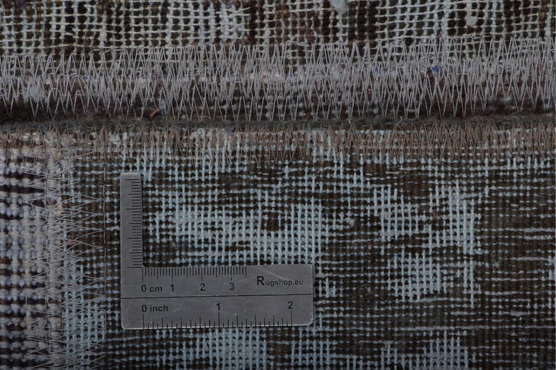 Handknuten Patchworkmatta Ull/Garn Flerfärgad 174x234cm - Flerfärgad - Patchwork matta
