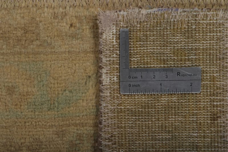 Handknuten Patchworkmatta Ull/Garn Flerfärgad 139x193cm - Flerfärgad - Patchwork matta