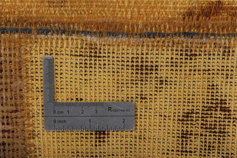 Handknuten Patchworkmatta Ull/Garn Flerfärgad 175x233cm - Flerfärgad - Patchwork matta