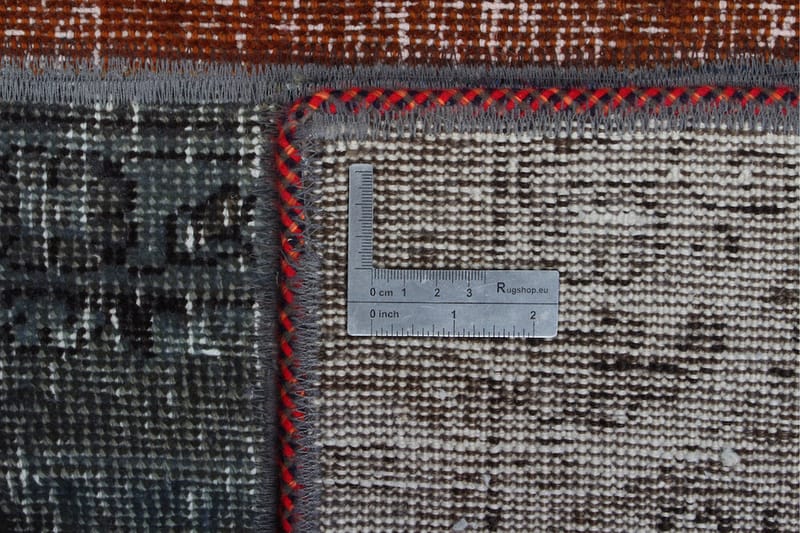 Handknuten Patchworkmatta Ull/Garn Flerfärgad 180x240cm - Flerfärgad - Patchwork matta