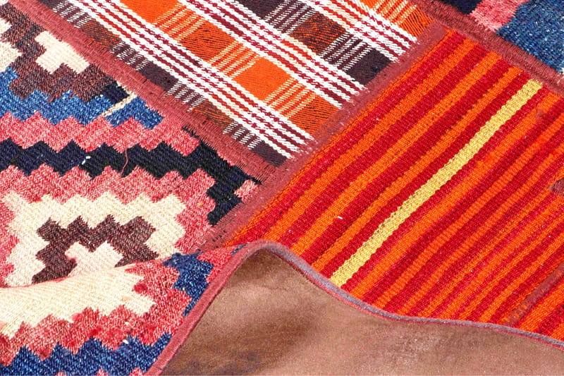 Handknuten Persisk Matta 153x206 cm Kelim - Flerfärgad - Patchwork matta