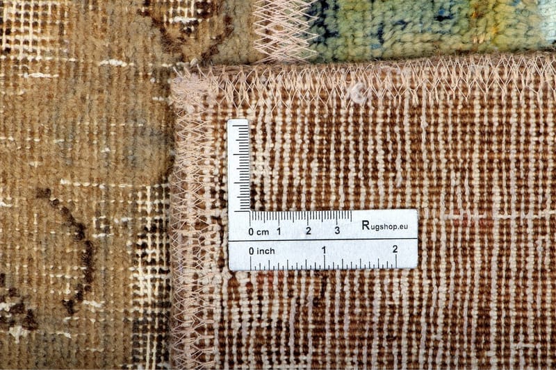 Handknuten Persisk Patchworkmatta 175x227 cm - Flerfärgad - Patchwork matta