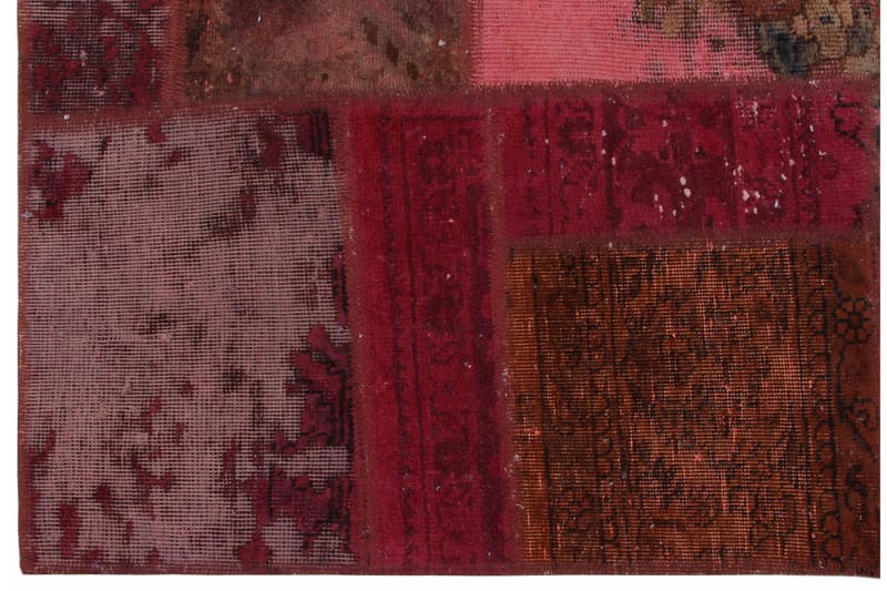 Handknuten Persisk Patchworkmatta 175x235 cm - Flerfärgad - Patchwork matta