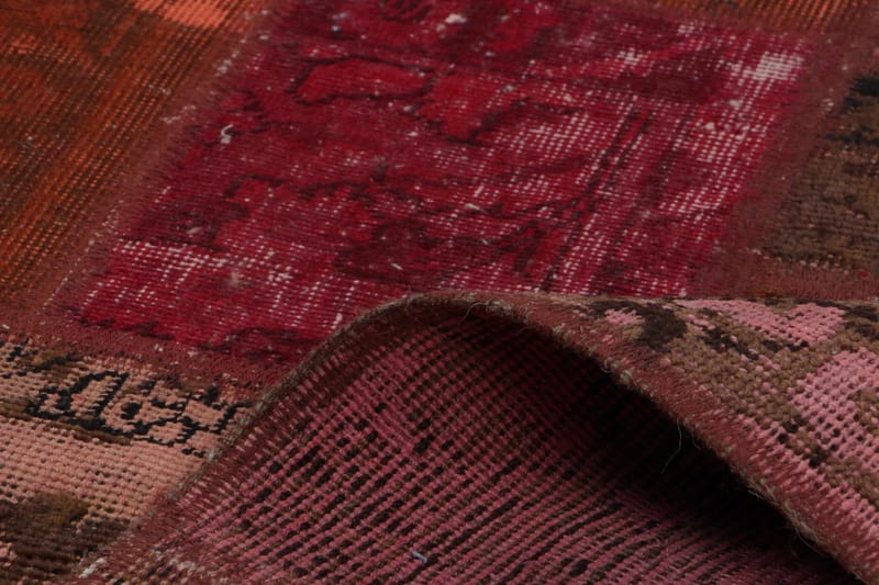 Handknuten Persisk Patchworkmatta 174x237 cm - Flerfärgad - Patchwork matta