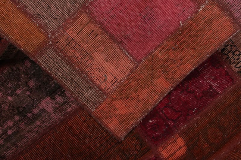 Handknuten Persisk Patchworkmatta 174x237 cm - Flerfärgad - Patchwork matta