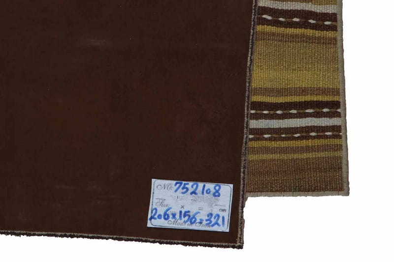 Handknuten Persisk Matta 156x206 cm Kelim - Flerfärgad - Patchwork matta
