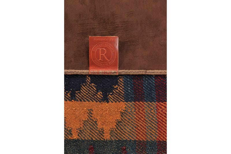 Handknuten Persisk Patchwork Ullmatta 102x151 cm Garn - Flerfärgad - Patchwork matta