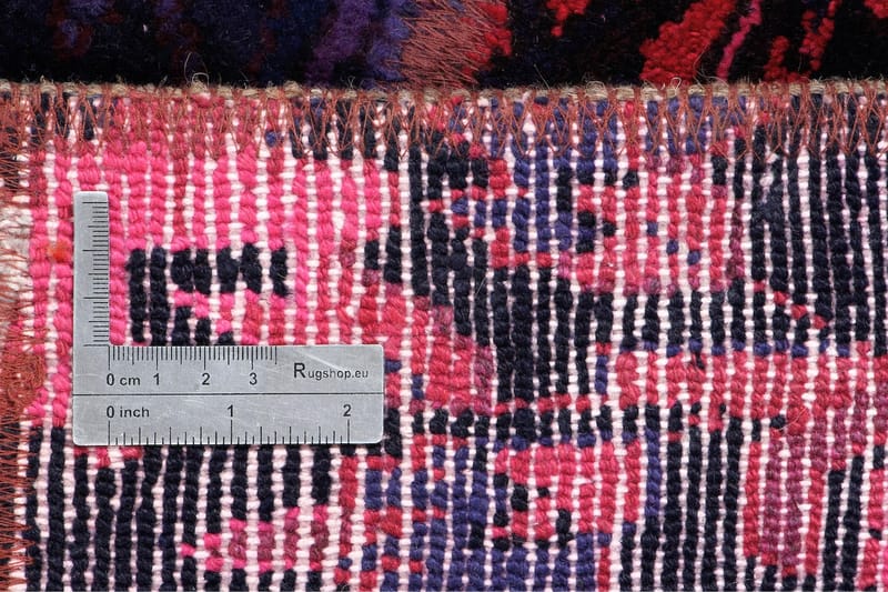 Handknuten Persisk Patchwork Ullmatta 173x219 cm Garn - Flerfärgad - Patchwork matta