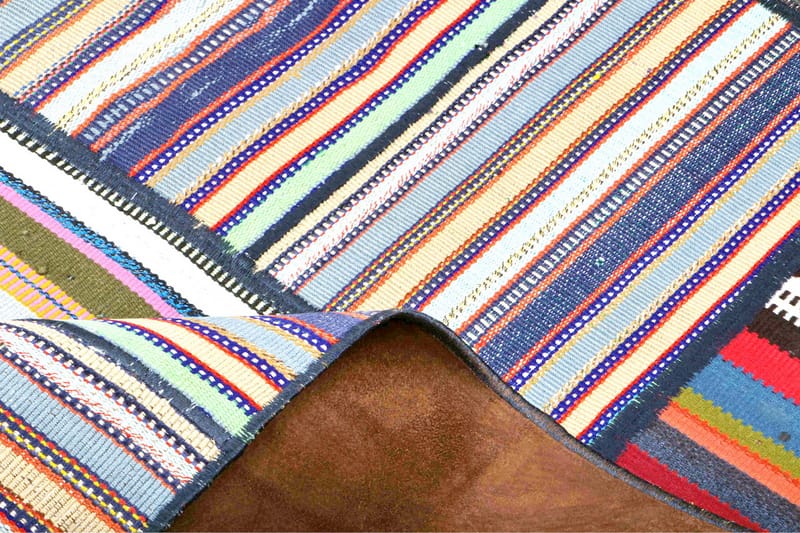 Handknuten Persisk Patchworkmatta 170x232 cm - Flerfärgad - Patchwork matta