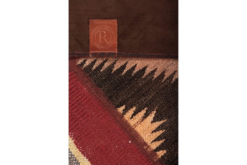 Handknuten Persisk Patchwork Ullmatta 167x231 cm Garn - Flerfärgad - Patchwork matta
