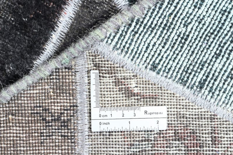 Handknuten Persisk Patchworkmatta 176x245 cm - Flerfärgad - Patchwork matta