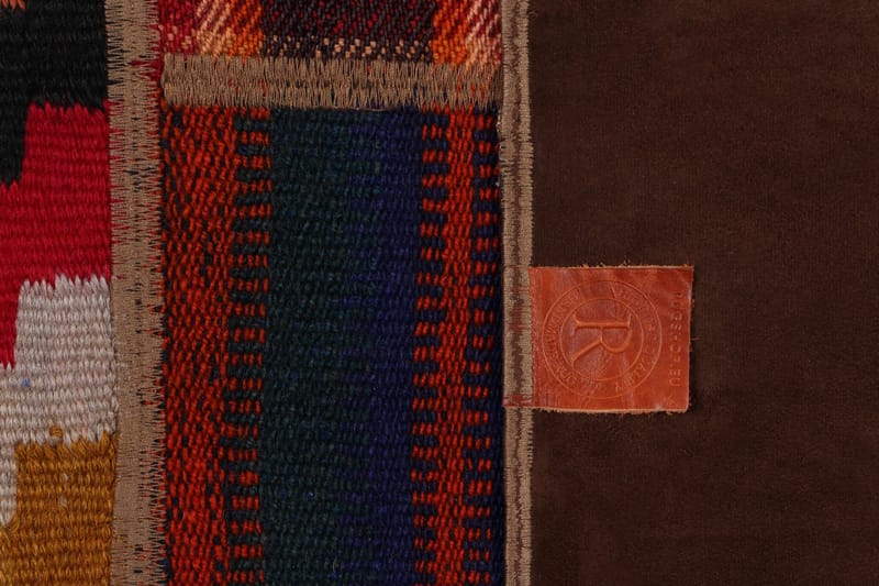 Handknuten Persisk Matta 155x206 cm Kelim - Flerfärgad - Patchwork matta