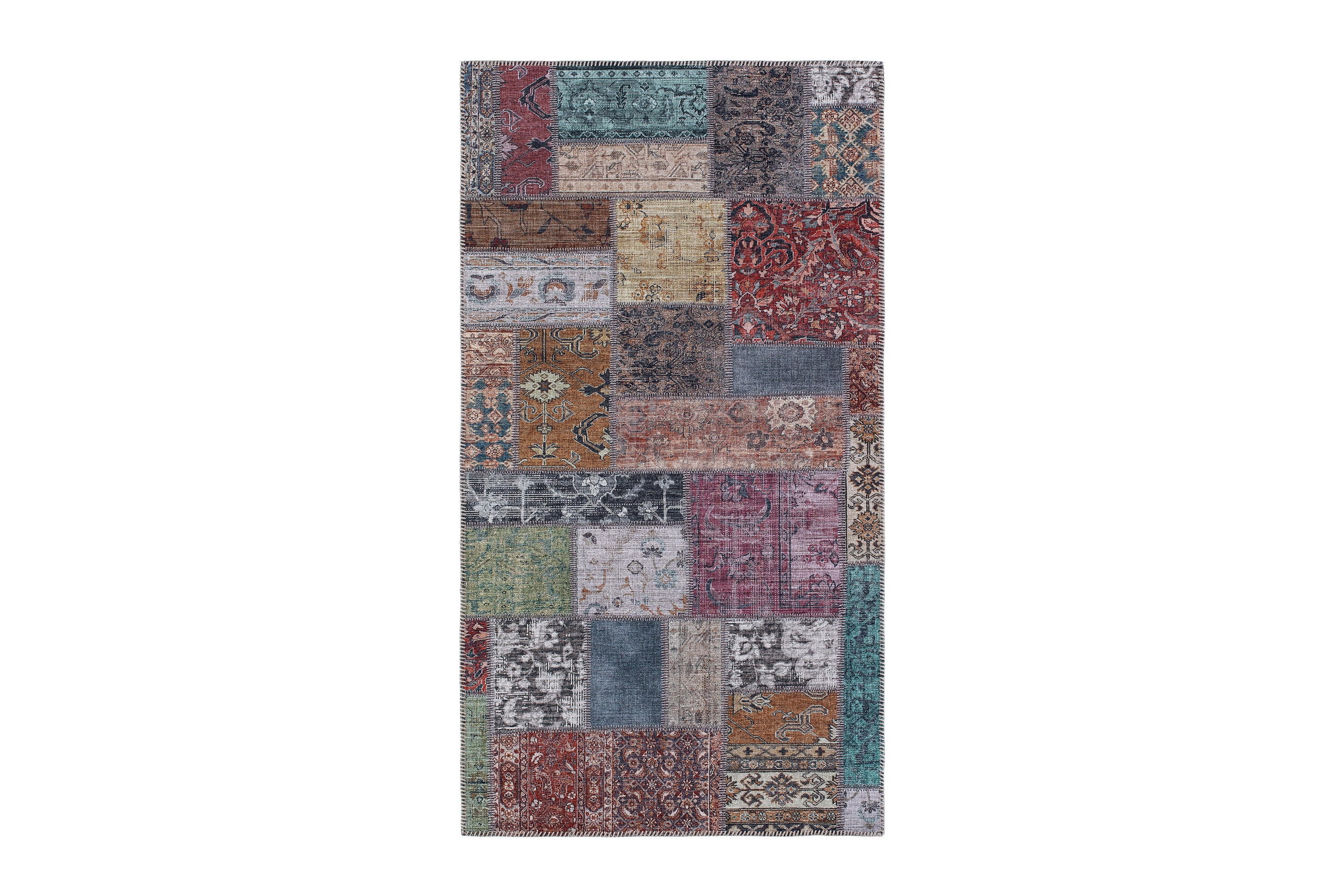 Patchham Patchworkmatta 80x150 cm Flerfärgad