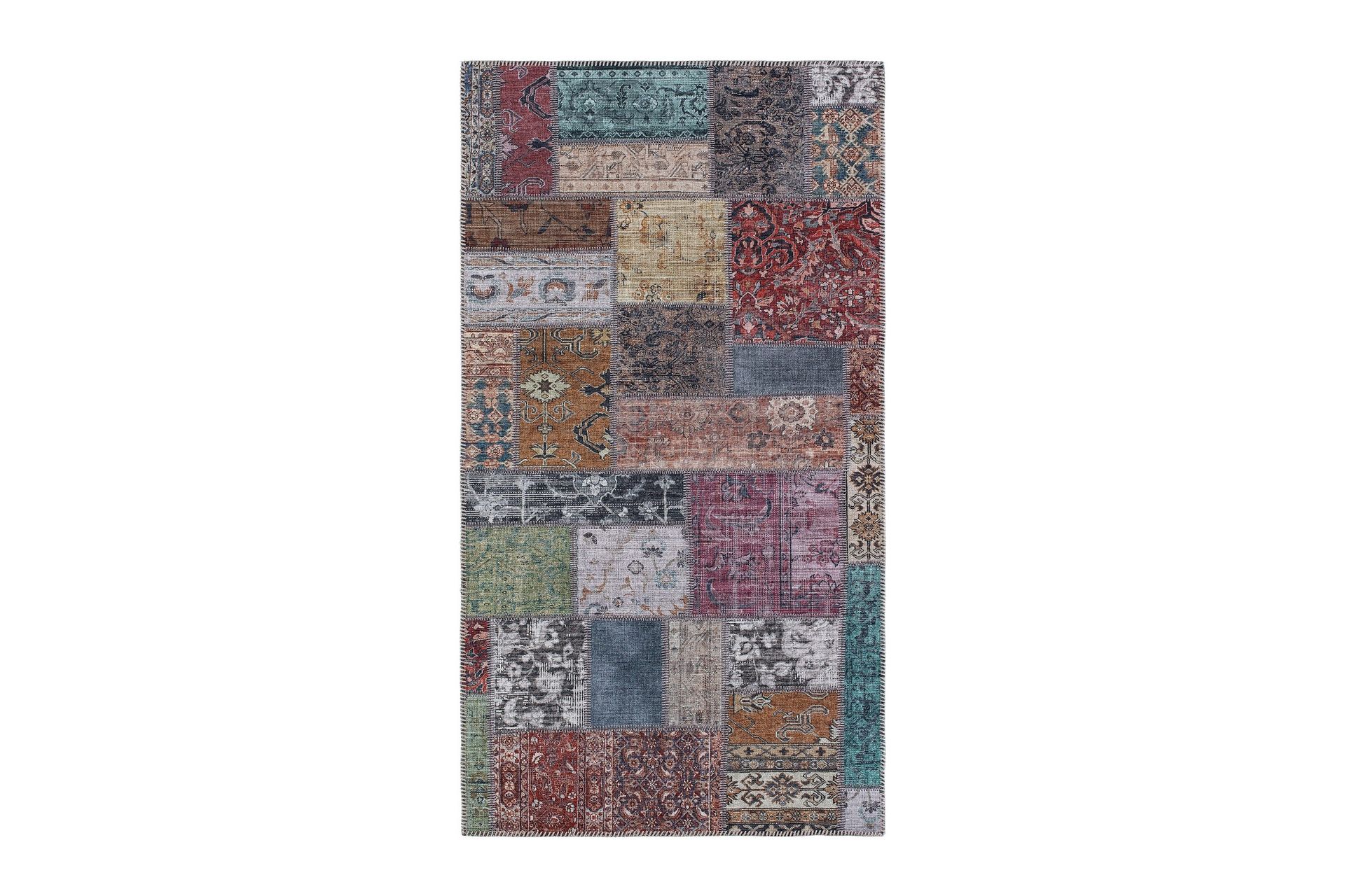 Patchham Patchworkmatta 80x150 cm - Flerf&auml;rgad