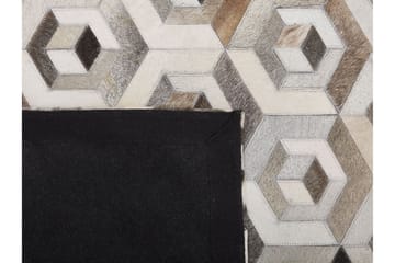 Tavak Matta 140x200 cm - Läder/Beige/Brun - Textil & mattor - Matta - Orientalisk matta - Patchwork matta