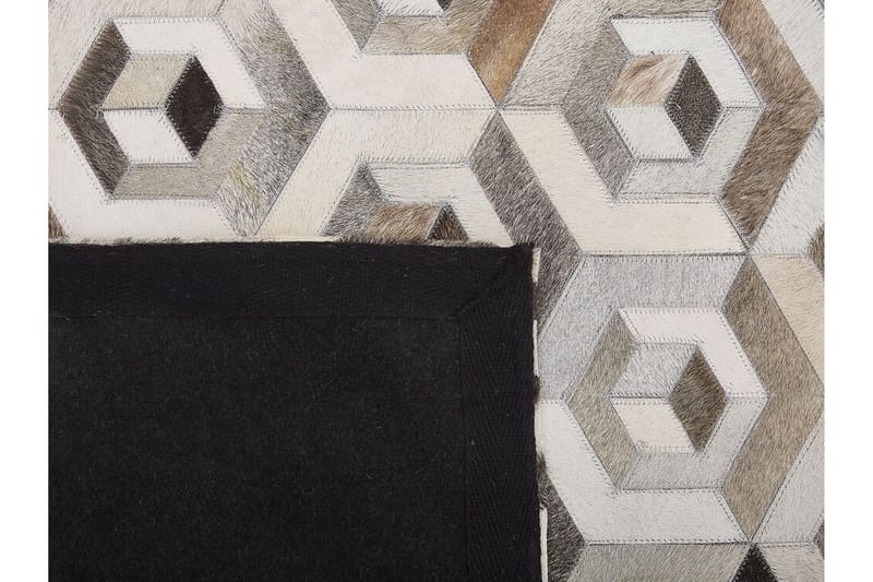 Tavak Matta 140x200 cm - Läder/Beige/Brun - Textil & mattor - Matta - Orientalisk matta - Patchwork matta