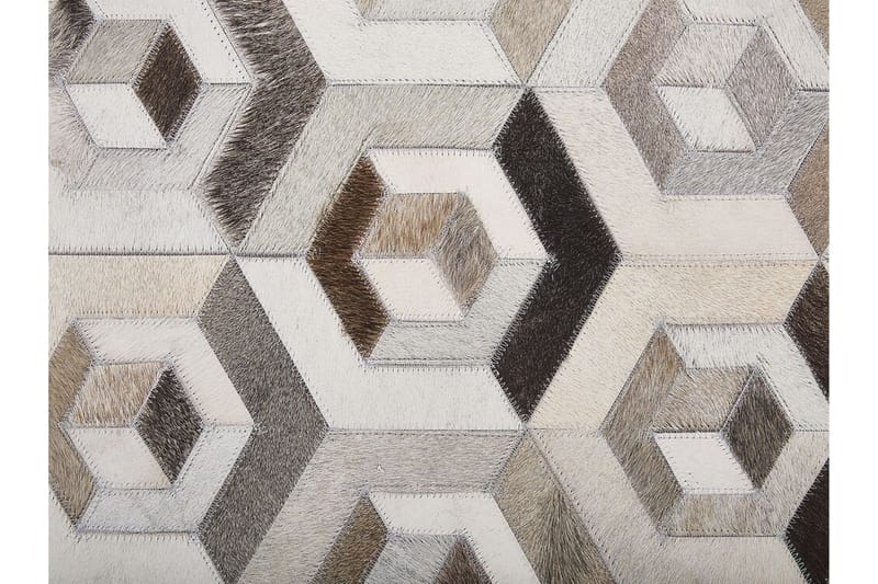 Tavak Matta 140x200 cm - Läder/Beige/Brun - Textil & mattor - Matta - Orientalisk matta - Patchwork matta