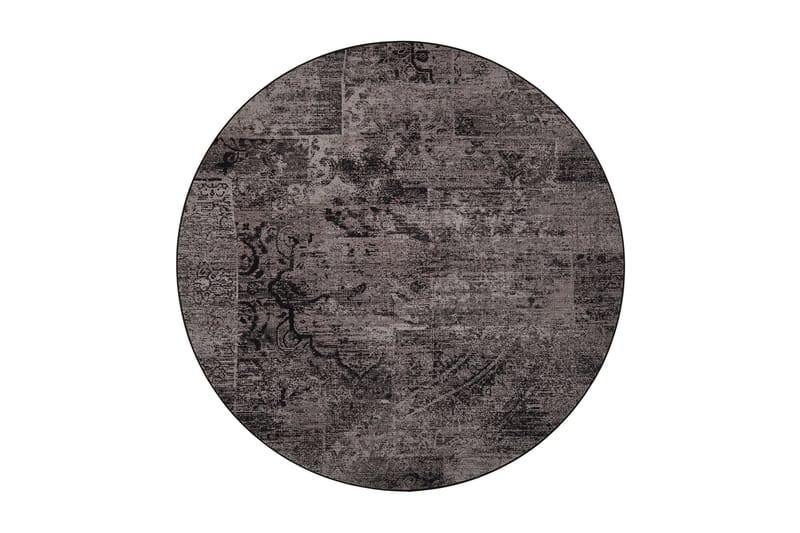 Rustiikki Matta Rund 160 cm Svart - Vm Carpet - Textil & mattor - Matta - Modern matta - Gångmatta