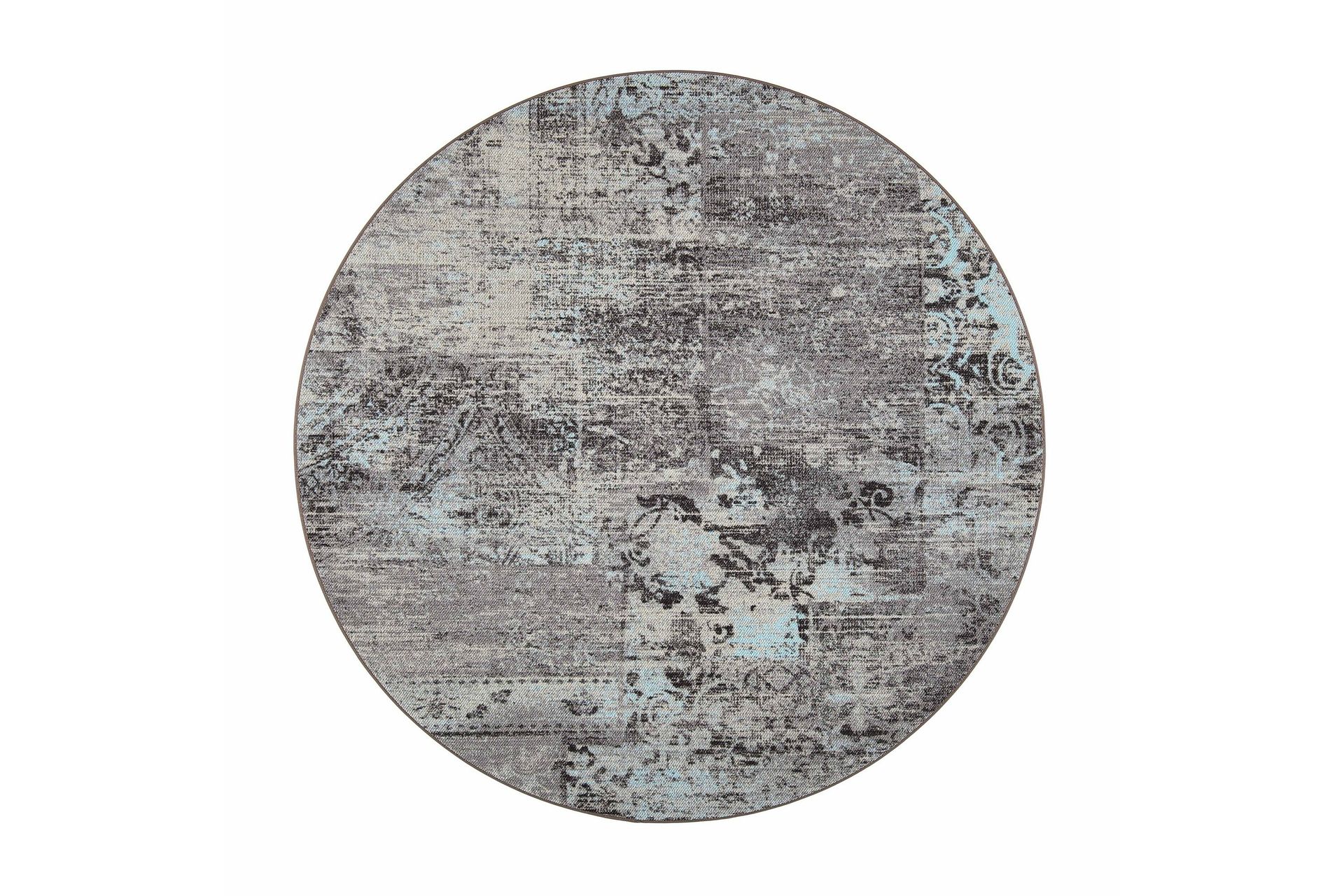 Rustiikki Matta Rund 133 cm Turkos - Vm Carpet