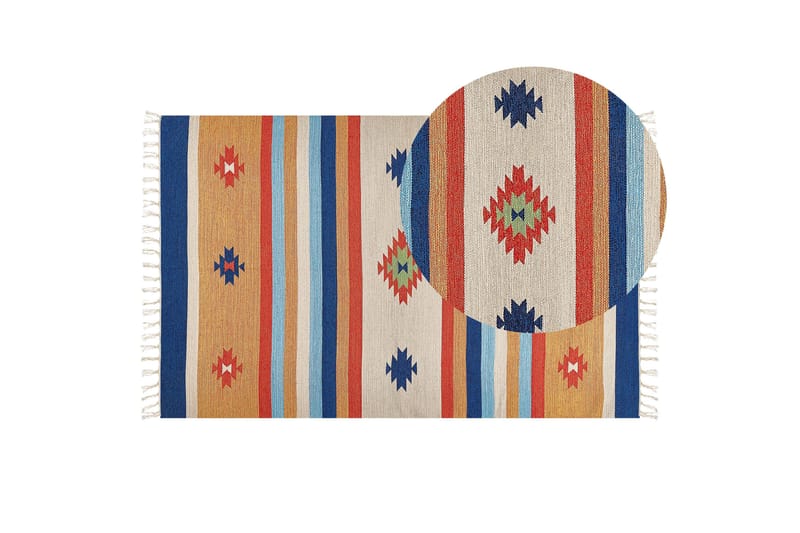 Taronik Kelimmatta 140x200 cm - Röd - Textil & mattor - Matta - Orientalisk matta - Kelimmatta