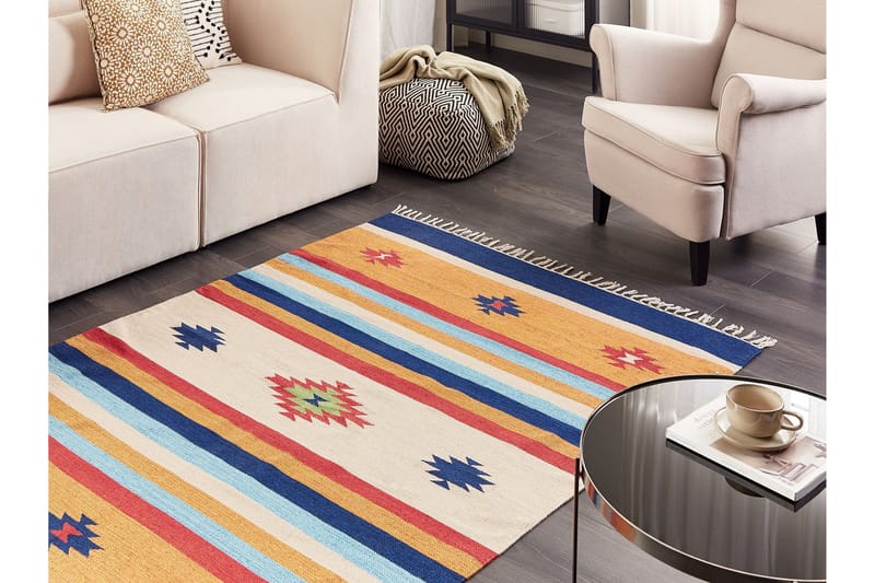 Taronik Kelimmatta 140x200 cm - Röd - Textil & mattor - Matta - Orientalisk matta - Kelimmatta