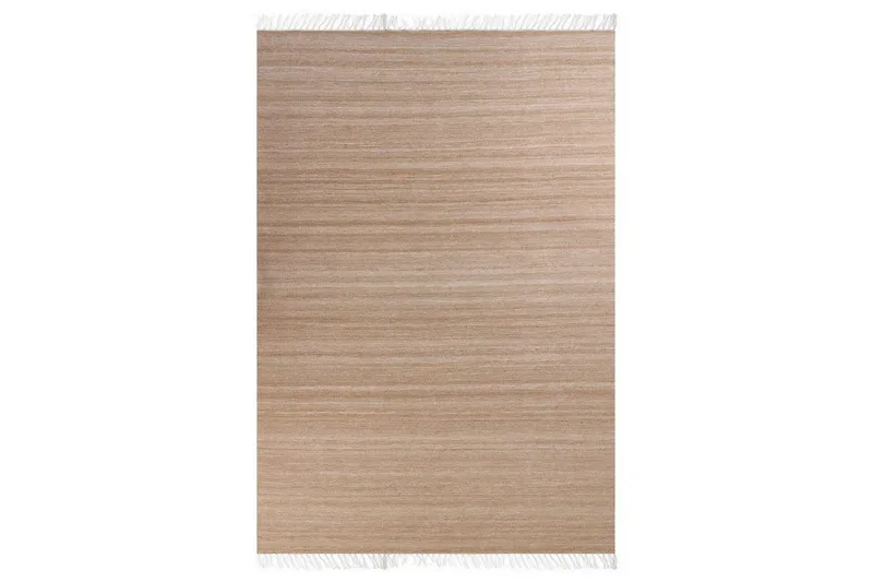 Plattvävd Malhia, Beige, 160x230 cm