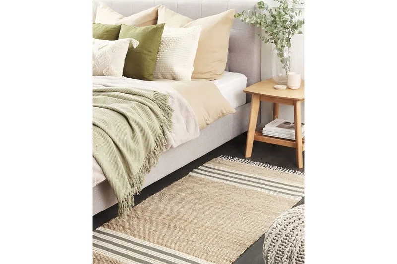 Plattvävd Mirza - Beige, Natur, Grå, Vit - Textil & mattor - Matta - Flatvävd matta