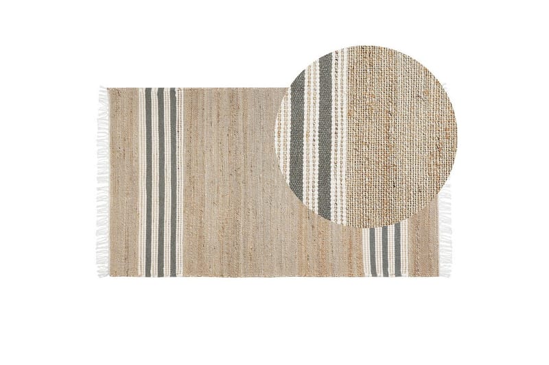 Plattvävd Mirza - Beige, Natur, Grå, Vit - Textil & mattor - Matta - Flatvävd matta