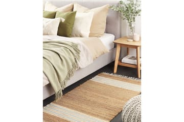 Plattvävd Mirza - Beige, Natur, Vit, Blå - Textil & mattor - Matta - Flatvävd matta