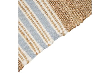 Plattvävd Mirza - Beige, Natur, Vit, Blå - Textil & mattor - Matta - Flatvävd matta