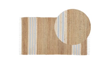 Plattvävd Mirza - Beige, Natur, Vit, Blå - Textil & mattor - Matta - Flatvävd matta