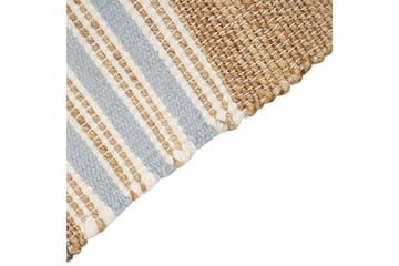 Plattvävd Mirza - Beige, Natur, Vit, Blå - Textil & mattor - Matta - Flatvävd matta