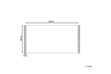 Plattvävd Mirza - Beige, Natur, Vit, Blå - Textil & mattor - Matta - Flatvävd matta