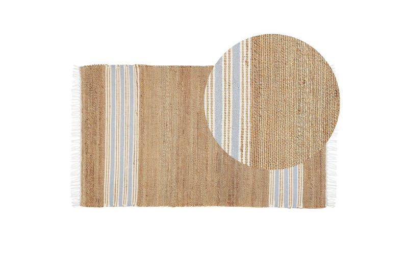 Plattvävd Mirza - Beige, Natur, Vit, Blå - Textil & mattor - Matta - Flatvävd matta