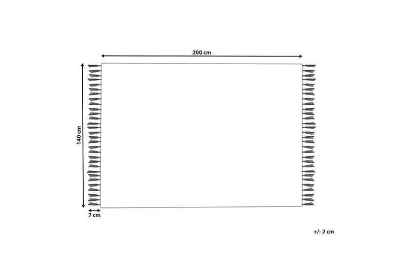 Plattvävd Nakkas - 140x200 cm - Textil & mattor - Matta - Flatvävd matta