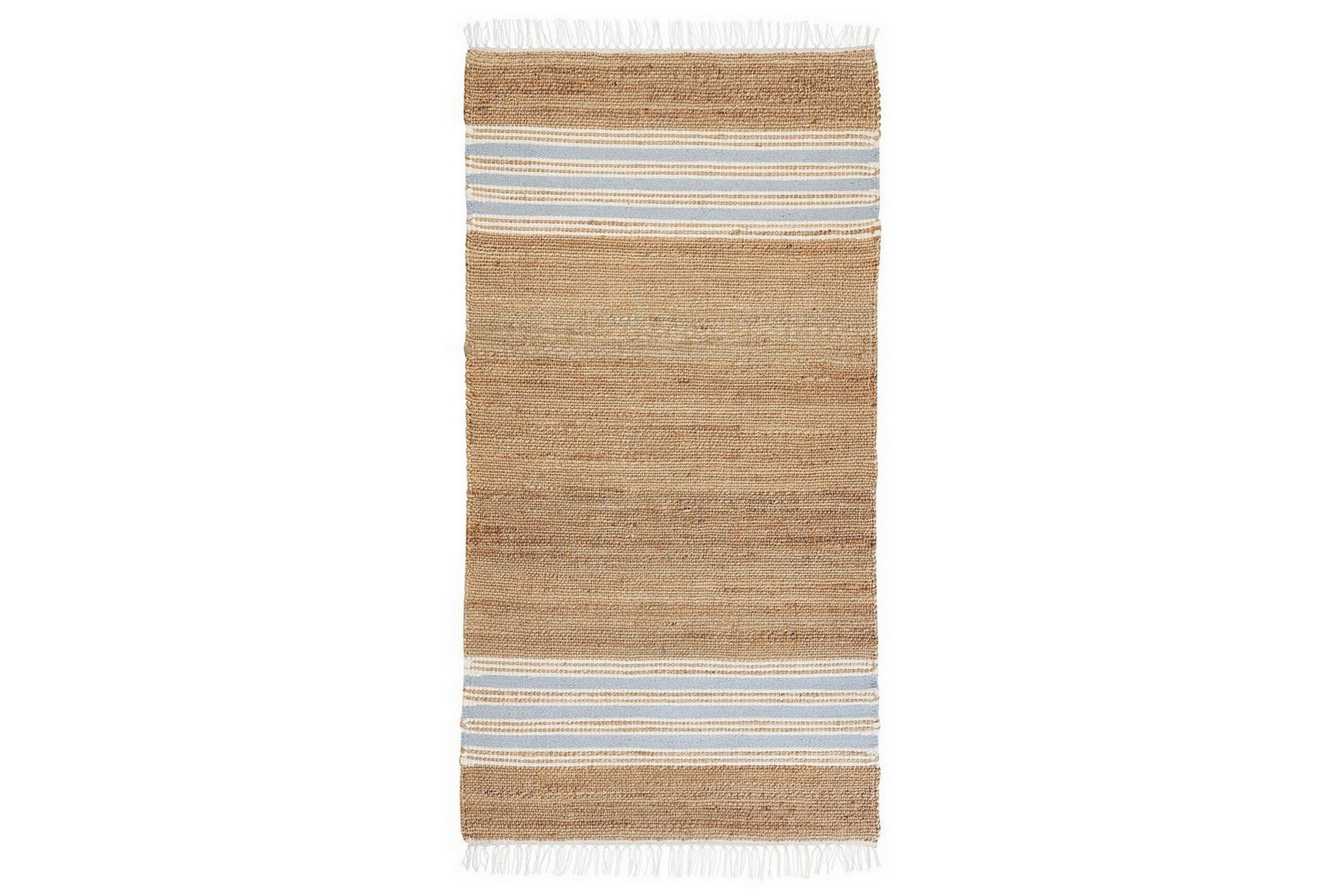 plattvävd mirza - beige, natur, vit, blå