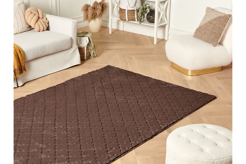 Skinnmatta Gharo 160x230 cm - Brun - Textil & mattor - Matta - Fäll & skinnmatta