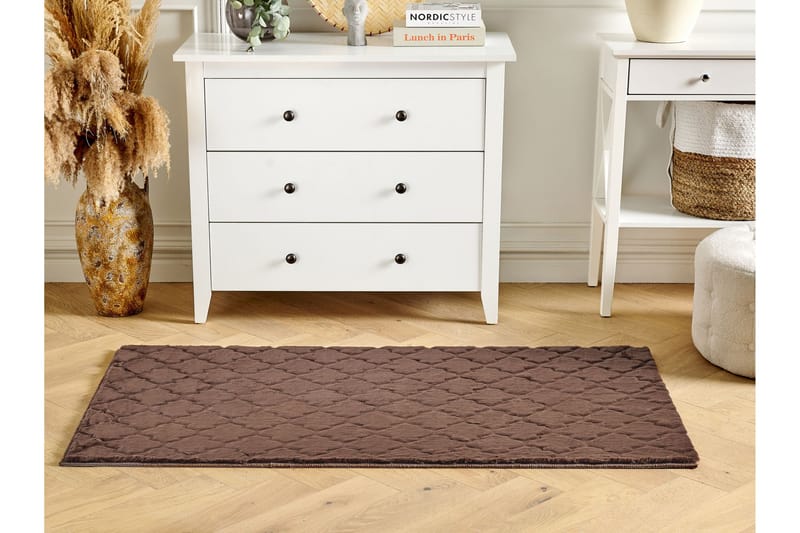 Skinnmatta Gharo 80x150 cm - Brun - Textil & mattor - Matta - Fäll & skinnmatta