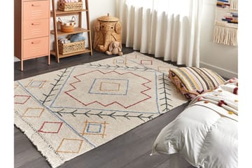 Skinnmatta Kuskan 160x230 cm - Beige - Textil & mattor - Matta - Fäll & skinnmatta