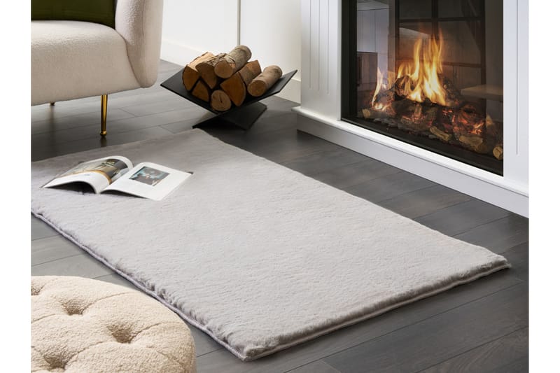 Skinnmatta Mirpur 80x150 cm - Grå - Textil & mattor - Matta - Fäll & skinnmatta