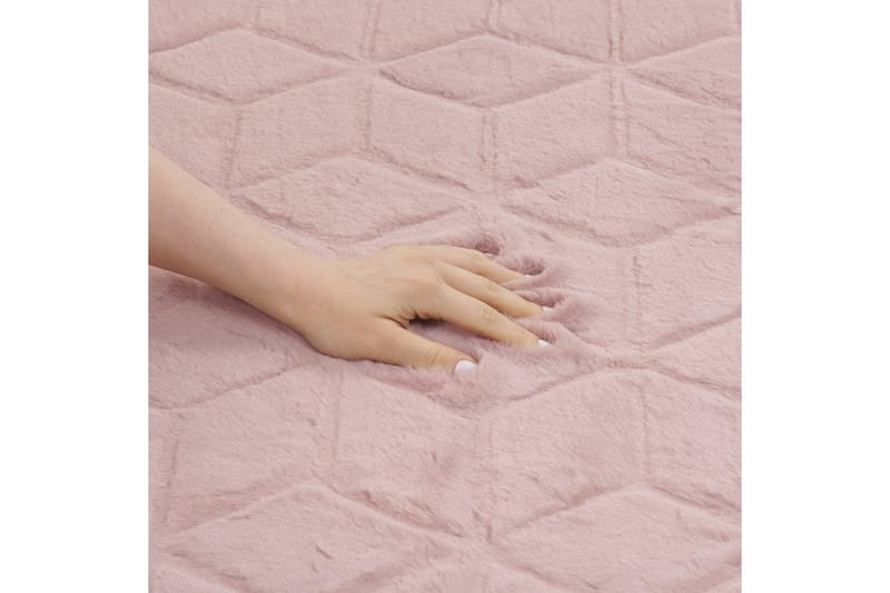 Skinnmatta Thatta 80x150 cm - Rosa - Textil & mattor - Matta - Modern matta - Ryamatta