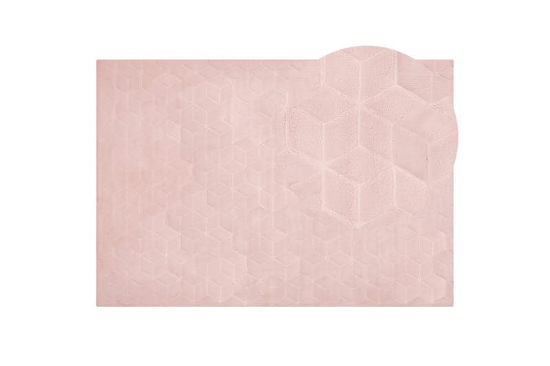 Skinnmatta Thatta 80x150 cm - Rosa - Textil & mattor - Matta - Fäll & skinnmatta