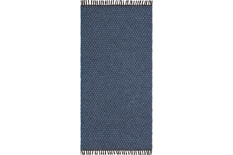 Bomullsmatta Julie 70x250 cm Blå - Horredsmattan - Små mattor - Bomullsmatta
