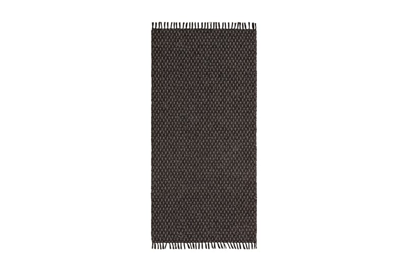 Bomullsmatta Julie 70x350 cm Svart - Horredsmattan - Textil & mattor - Matta - Små mattor