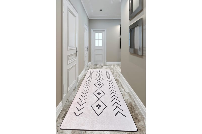 Chilai Matta 80x150 cm, Ecru/Svart