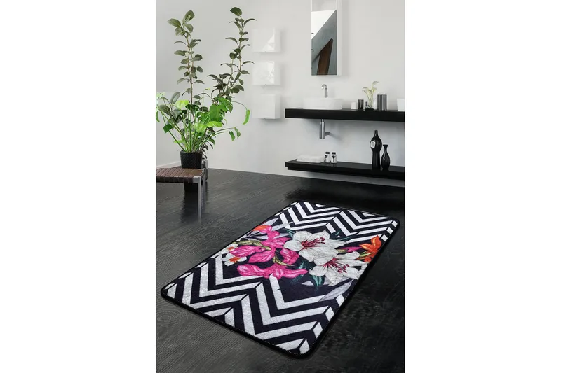 Durriken Matta 60x90 cm - Flerfärgad/Sammet - Textil & mattor - Matta - Små mattor