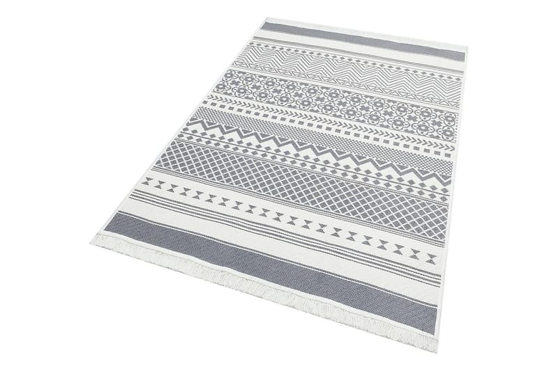 Eko Hali Bomullsmatta 80x150 cm - Grå/Vit - Textil & mattor - Matta - Modern matta - Bomullsmatta
