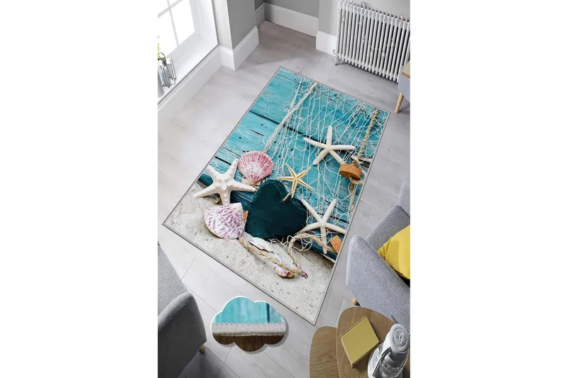 Homefesto Matta 50x80 cm - Multifärgad - Textil & mattor - Matta - Modern matta - Wiltonmatta