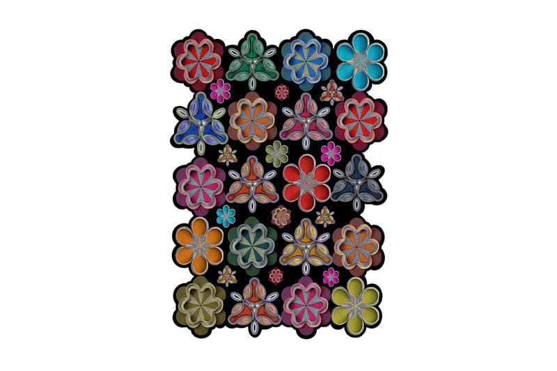 Homefesto Matta 50x80 cm, Multifärgad